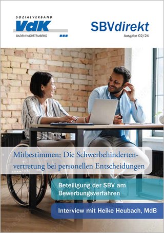 Cover von der Ausgabe 02/24 von SBVdirekt