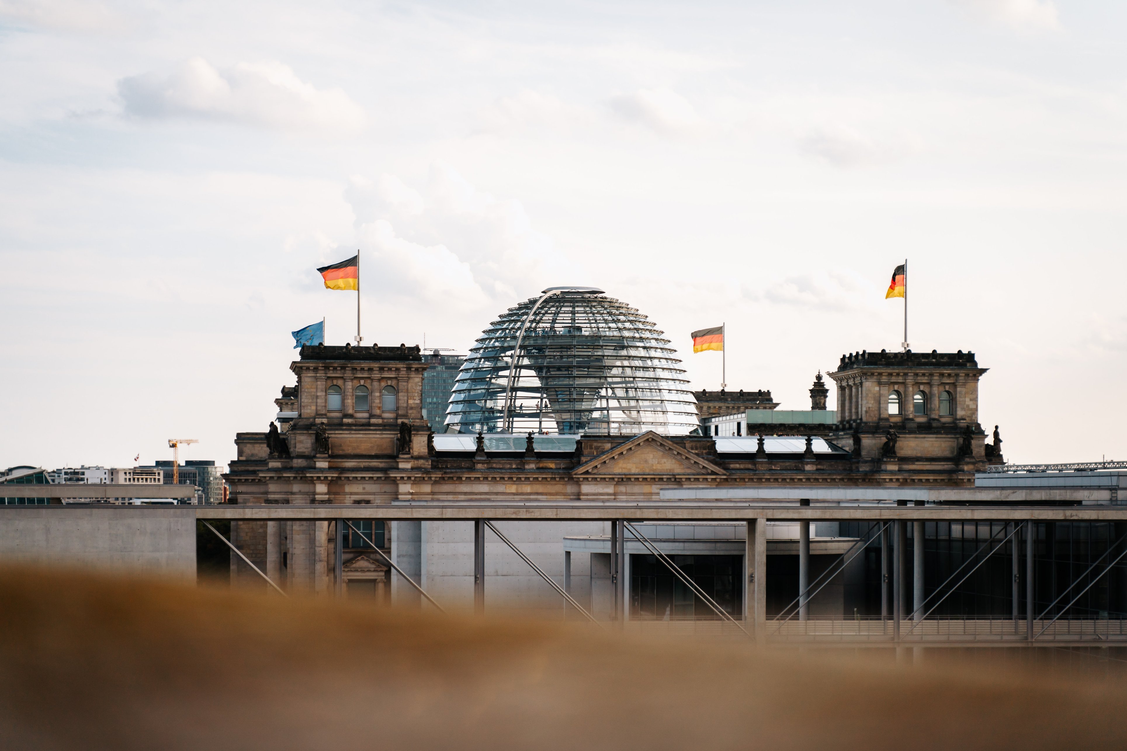 Ansicht des Reichstags in Berlin