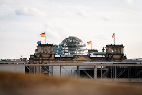 Ansicht des Reichstags in Berlin