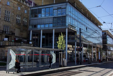 Au&szlig;enansicht Geb&auml;ude in Freiburg darin die Beratungsstelle vom Sozialverband VdK