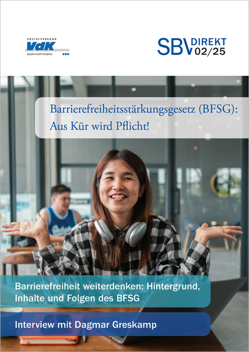 Cover von der Ausgabe 02/25 von SBVdirekt