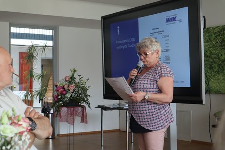 Ehrenmitglied Brigitte Gradtke unsere langjährige Kassiererin