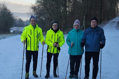 4 Personen der Walkinggruppe