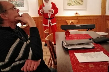 Der Nikolaus zu Besuch