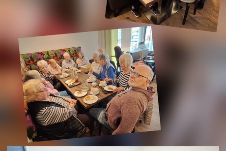 Kaffee- und Kuchenrunde im Caf&eacute; Tr&ouml;lsch