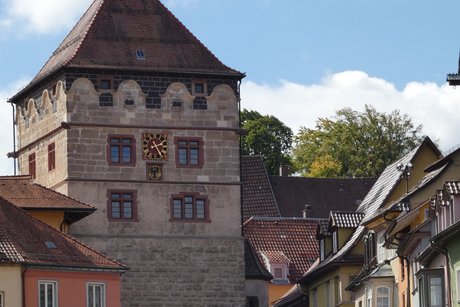 Das schwarze Tor ist das letzte erhaltene Stadttor der Stadtbefestigung in Rottweil Das schwarze Tor ist das letzte erhaltene Stadttor der Stadtbefestigung in Rottweil