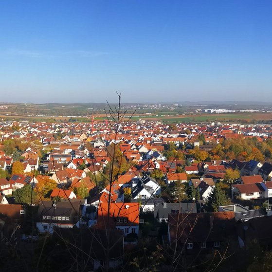 Panorama über Gerlingen