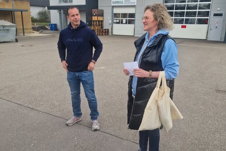 Begr&uuml;&szlig;ung durch Annerose Kirchvogel