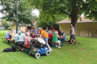 Sommerwetter für die VdK-Gäste