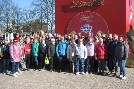 Gruppe des VdK Rauenberg im Europapark in Rust