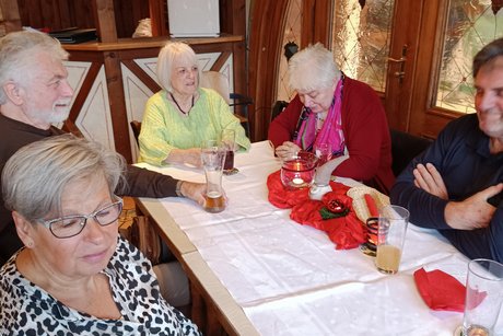 Mitglieder des Ortsverbands Althengstett Gechingen bei der Weihnachtsfeier