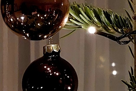 Kugeln am Tannenbaum
