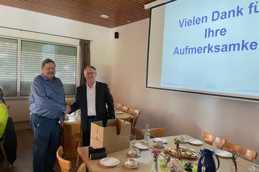 Dr. Zink und Manfred Stahl