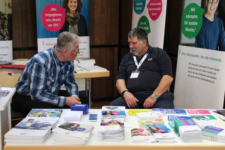 Martin Tutschek und Jürgen Heiner im Gespräch.