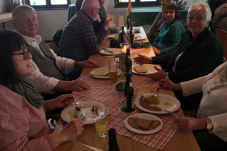 Abschlußessen im Brauhaus der Distelhäuser Brauerei