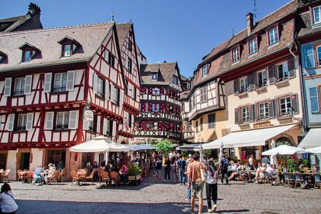 Wunderbare Altstadt von Colmar