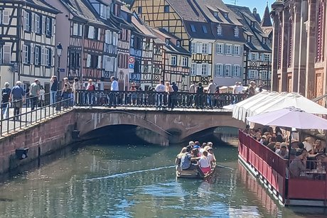 Br&uuml;cke &uuml;ber das Fl&uuml;sschen Lauch in Colmar