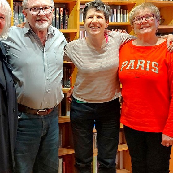 Der neue Vorstand. Von links nach rechts: Antje Treffan-Jahn, Michael Reinig, Jacqueline Engel, Annemarie Kastner, Attila T&ouml;r&ouml;k