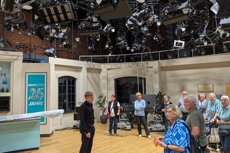 Im Studio von `Kaffee oder Tee´ Im Studio von "Kaffee oder Tee"