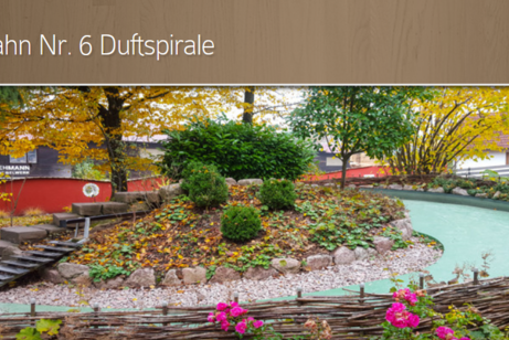 Bahn 6 Duftspirale beim Minigolfpark in Oberharmersbach