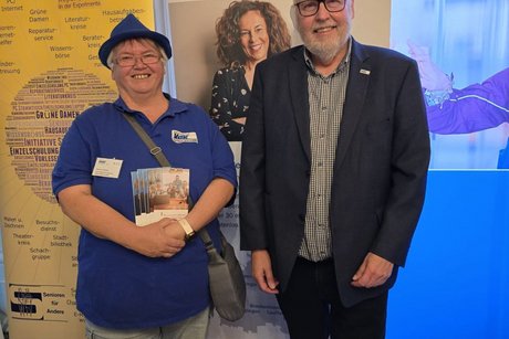 Kerstin Müller, Ehrenamtsbeauftragte VdK Kreisverband Heilbronn und Bernhard Löffler, Vorsitzender VdK Kreisverband Heilbronn