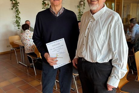 Ehrung Jack M&uuml;ller 20 Jahre Mitgliedschaft