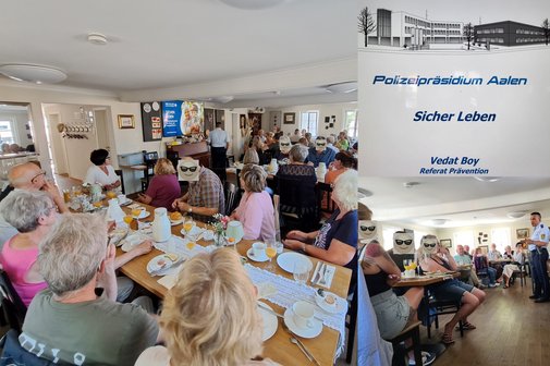 Bild zeigt Teinehmer beim VdK-Fr&uuml;hst&uuml;ck