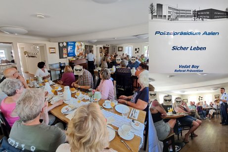 Bild zeigt Teinehmer beim VdK-Fr&uuml;hst&uuml;ck