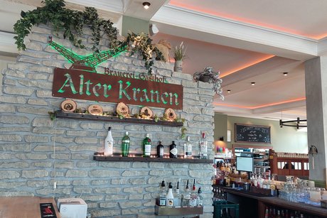 Inenansicht gaststätte Alter Kranen