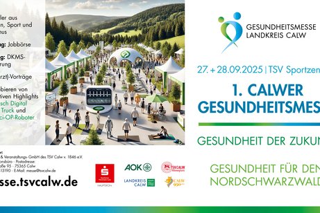 Plakat 1. Calwer Gesundheitsmesse