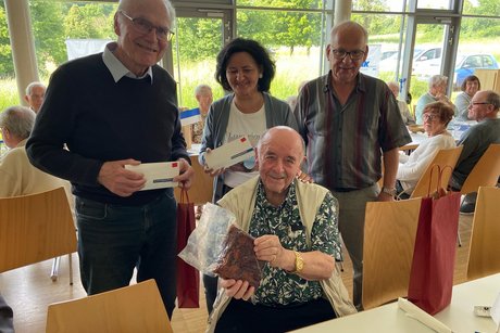 Die Gewinner des Schinkenschätzens