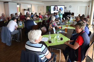 Gut besuchte Mitgliederversammlung im Brunnencafe