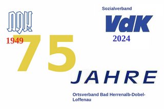 75 Jahr Logo