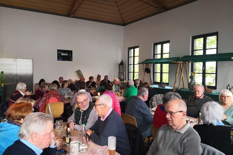 Abschlußessen im Brauhaus der Distelhäuser Brauerei