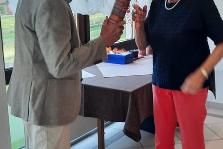 Ehrung des Ortsverbandsvorsitzenden