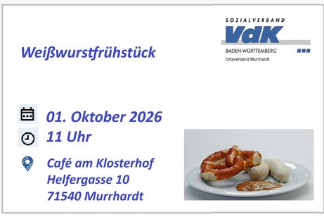 Symbolbild Wei&szlig;wurstfr&uuml;hst&uuml;ck mit Brezel