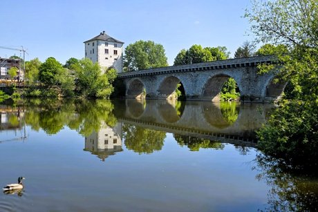 Foto von der alten Lahnbr&uuml;cke