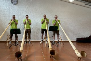 Die Alphornbläser - eine Gaudi der besonderen Art