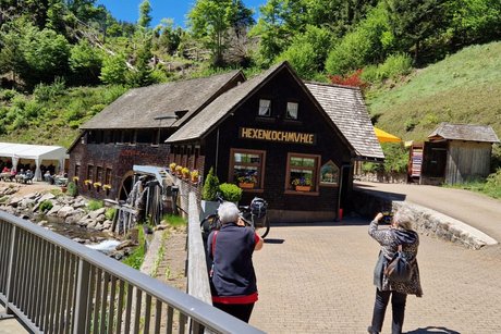 angekommen an der Hexenlochmühle