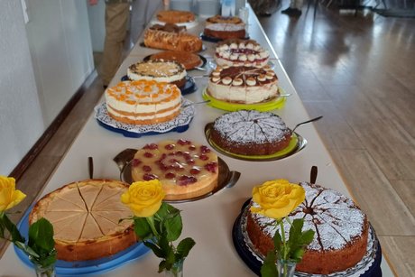 Tolles Kuchenbuffet