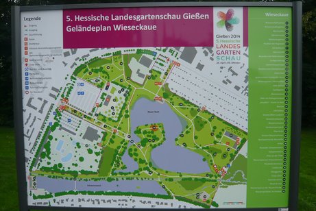 &Uuml;bersicht &uuml;ber das BUGA - Gel&auml;nde