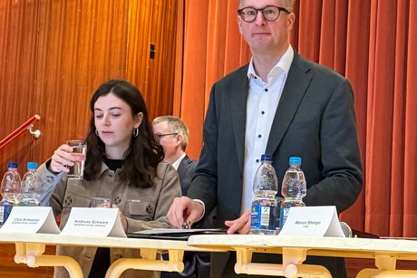 Clara Schweizer und Andreas Schwarz / B&Uuml;NDNIS 90/DIE GR&Uuml;NEN