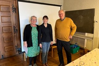 Frau Anneliese Mrusek, Frau Susanne Happe und Peter Brehm