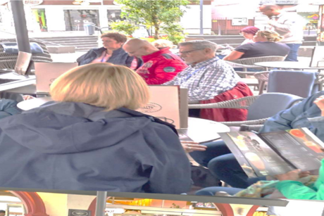 Cafe in Bingen in einem Cafe in Bingen