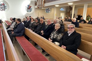 Die VdK-Vorstandschaft beim Gottesdienst.