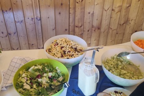 Verschiedene Salate alle selbstgemacht Verschiedene Salate alle selbstgemacht