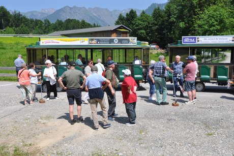 Abfahrt Richtung Busparkplatz