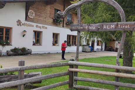 Lokal auf dem Ahornboden
