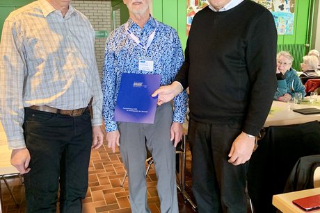 Die Ortsvorsitzenden mit dem Kreisvorsitzendem