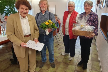 Ehrung Frau Elisabeth Wüst für 50 Jahre Mitgliedschaft im VdK